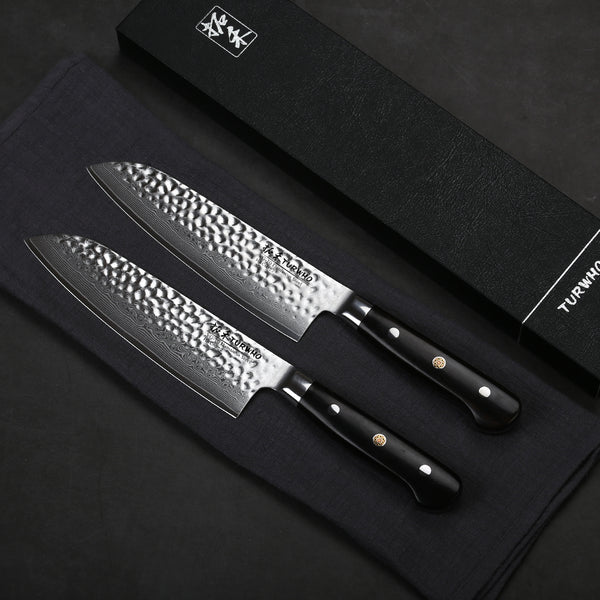 Gyuto vs Santoku Best Damascus Chef's Knives High Carbon German Stainless Steel Utility Knives