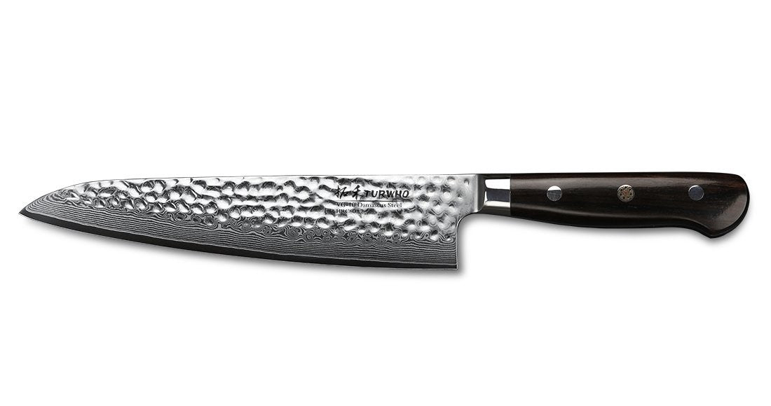 The Best Damascus Cook's Knife TURWHO/拓禾 8 Inches Chef Knife - Best  Damascus Chef's Knives