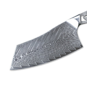 Damascus Cleaver Knife Blank