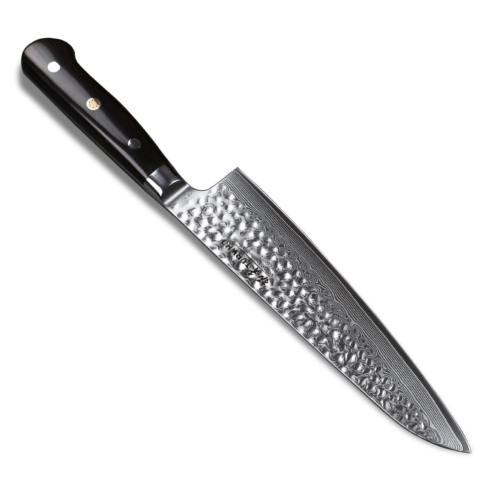 TURWHO DIY Kitchen Knives Blank Blade 67 Layer Damascus Steel VG10