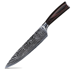 TURWHO 7PCS Japanese Damascus Steel Kitchen Knife Sets – Master Chef Knives