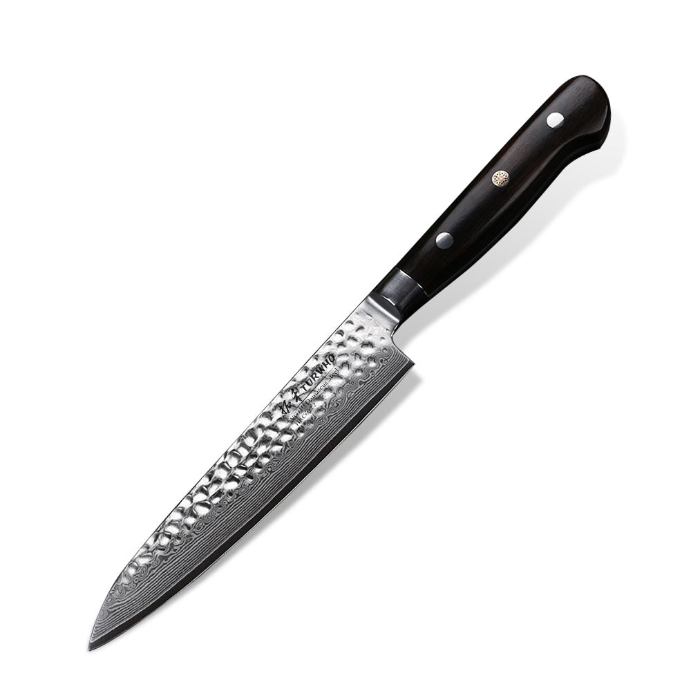TURWHO 3PCS Pro Kitchen Knife Sets Japanese forged VG-10 Damascus
